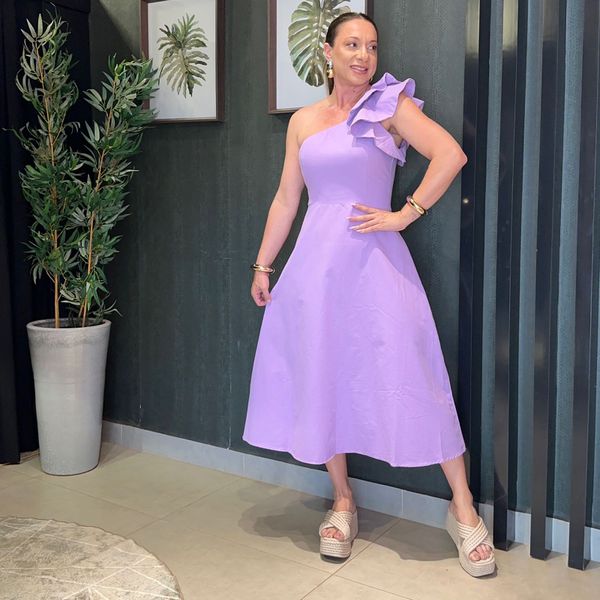 Vestido ombro só Laise 