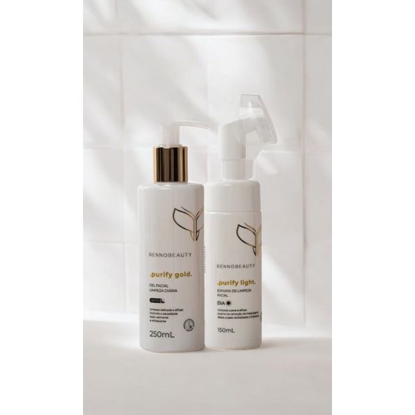 Kit 2 Em 1- Gel e Espuma de Limpeza Facial