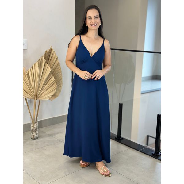 Vestido Alexandra Azul Marinho