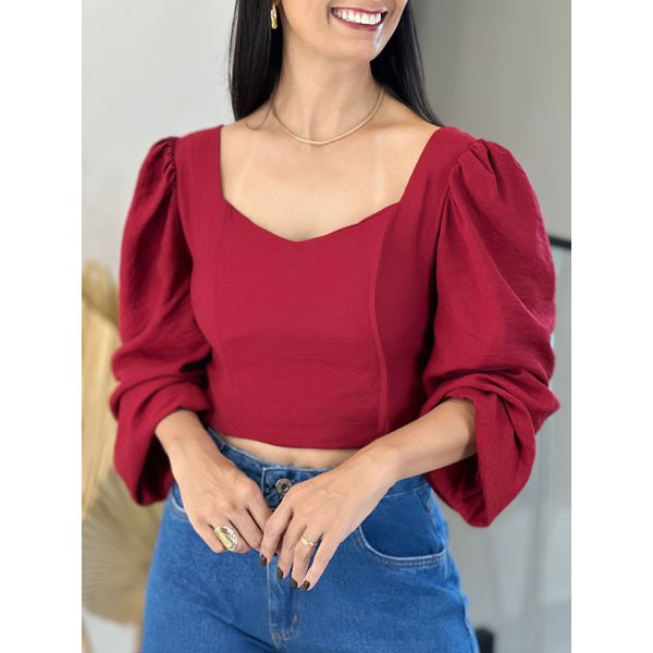 Blusa Suzy Bordô