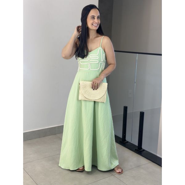 VESTIDO THAINA VERDE