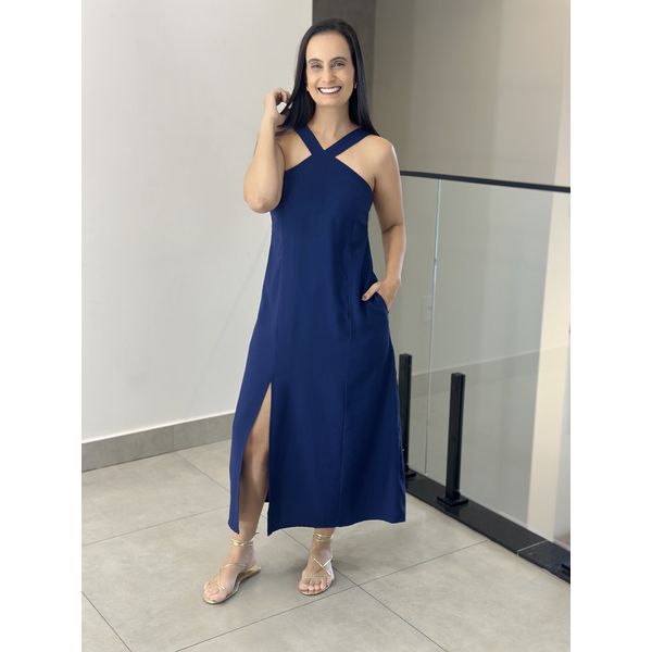 VESTIDO AURELIA MARINHO