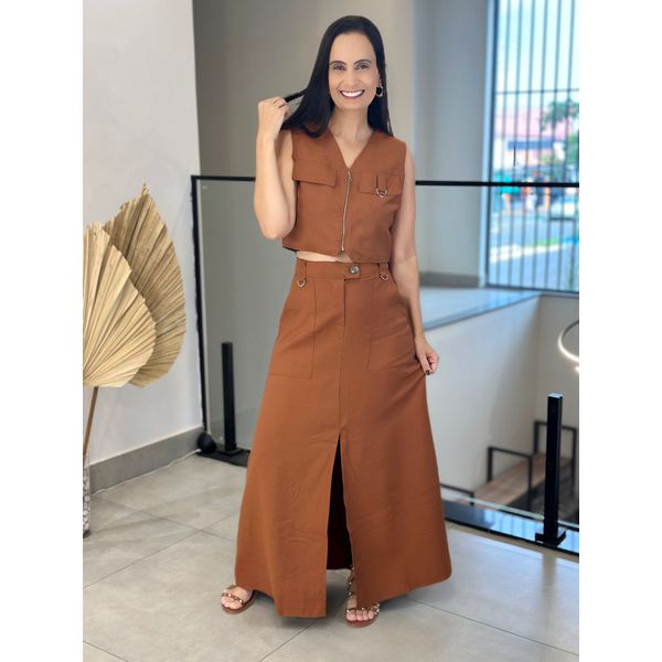 Conjunto Jade Marrom