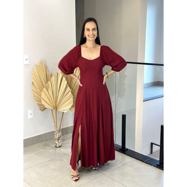 Vestido Katia Marsala 