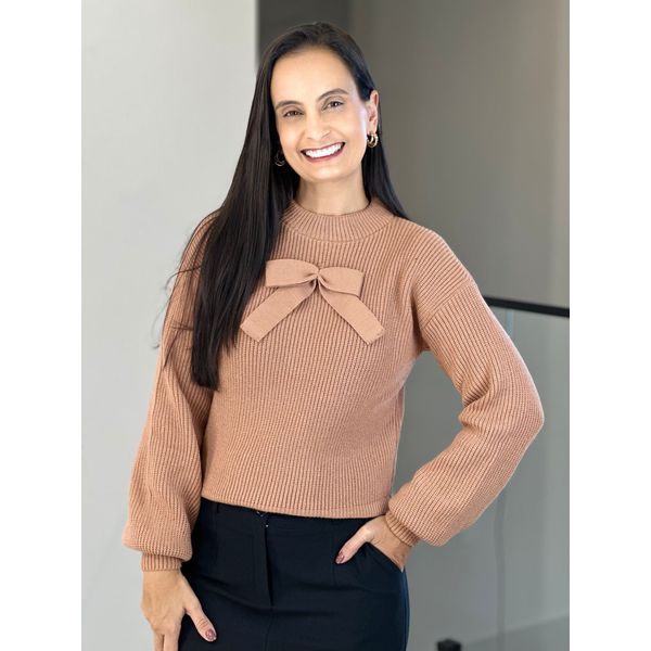 Blusa Tricot Lolla Nude