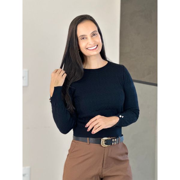Blusa Tricot Luara Preto