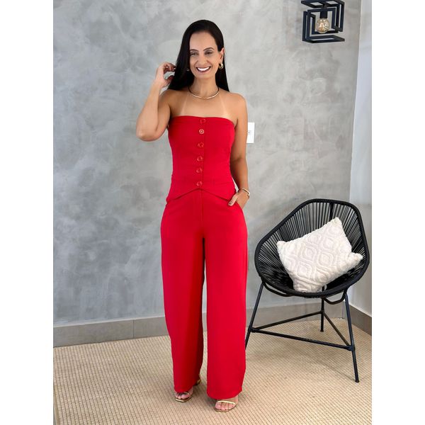 Conjunto Melya Vermelho