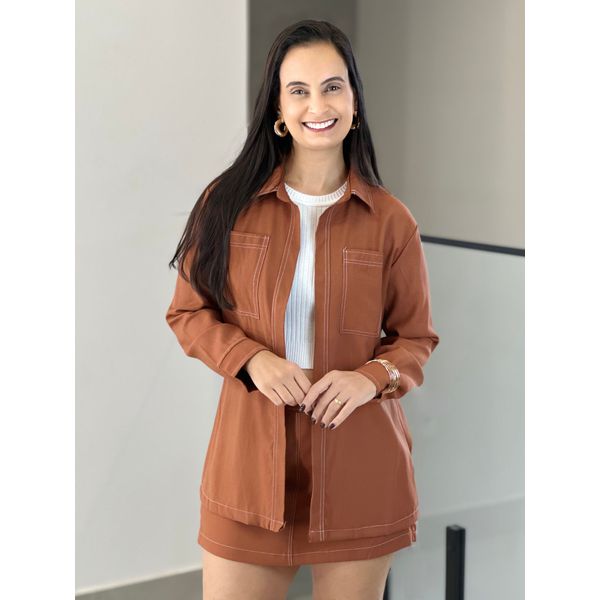 CONJUNTO SAMIRA MARROM