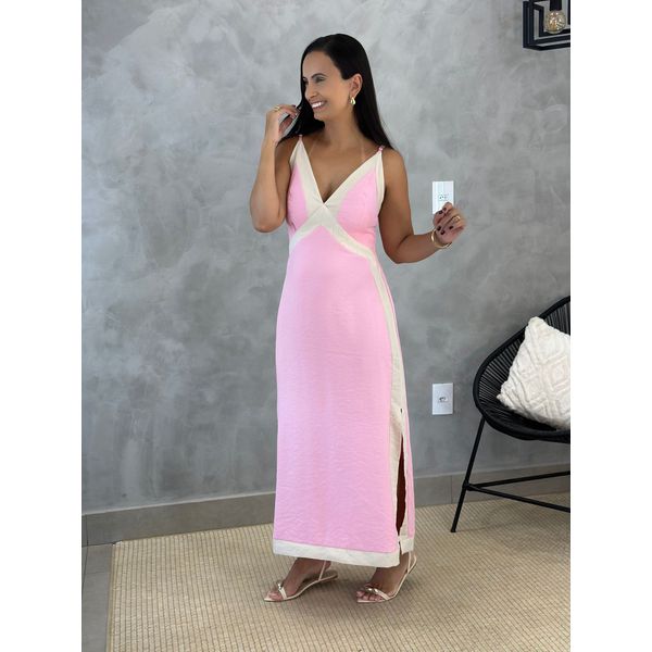Vestido Valesca Rosa