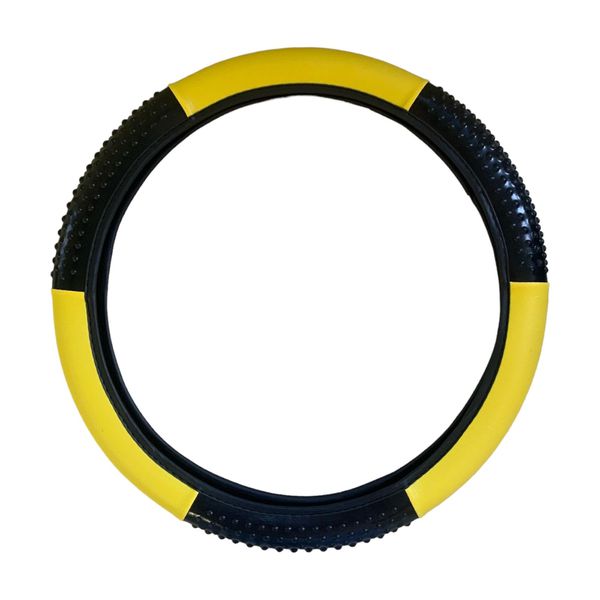 Capa de Volante com Sistema Massageador - Amarelo