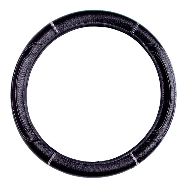 Capa de Volante Couro Novat Sprinter - Preto com Cinza - 42cm