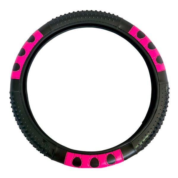 Capa de Volante Gladiador com Massageador - Rosa