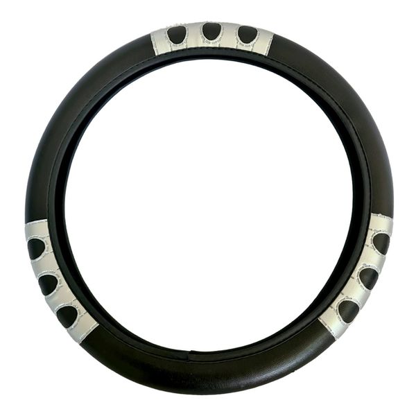 Capa de Volante Gladiador Liso - Prata