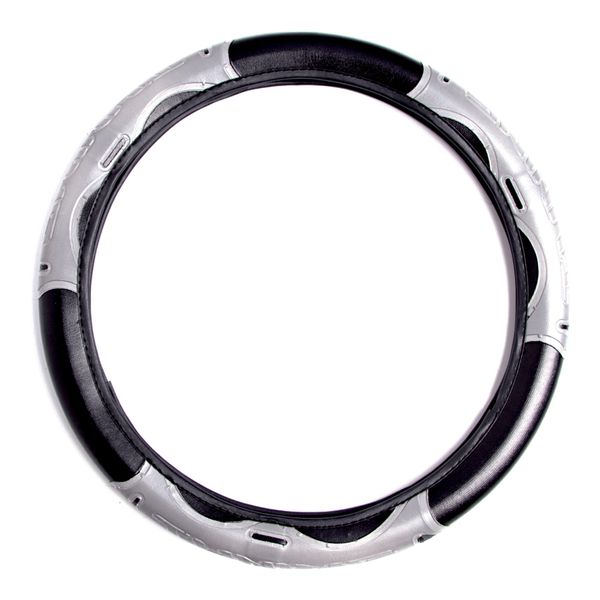 Capa de Volante Tuning Sprinter - Prata - 42 cm