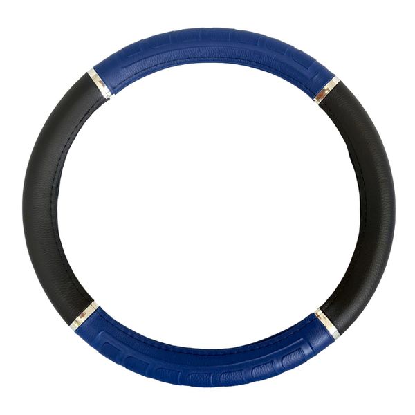 Capa de Volante Cromo Relevo - Azul