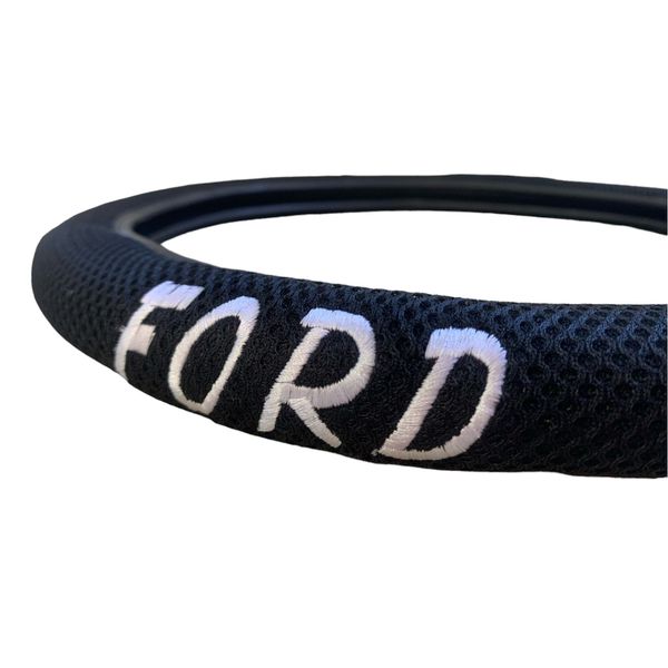 Capa de Volante Personalizado Ford - Preto Copia