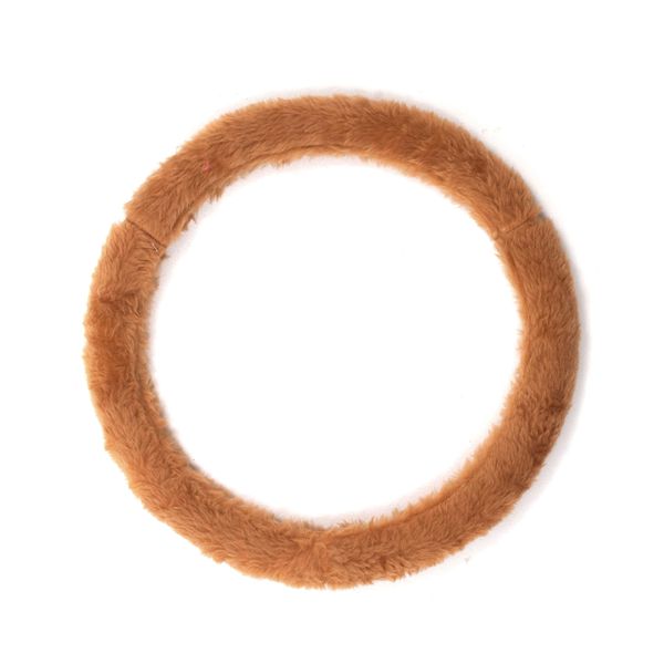Capa de Volante em Pelúcia - Bege