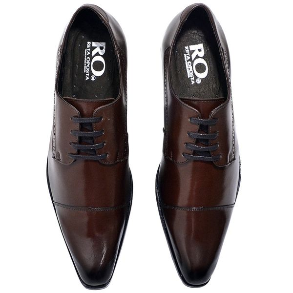 Sapato social couro masculino hotsell