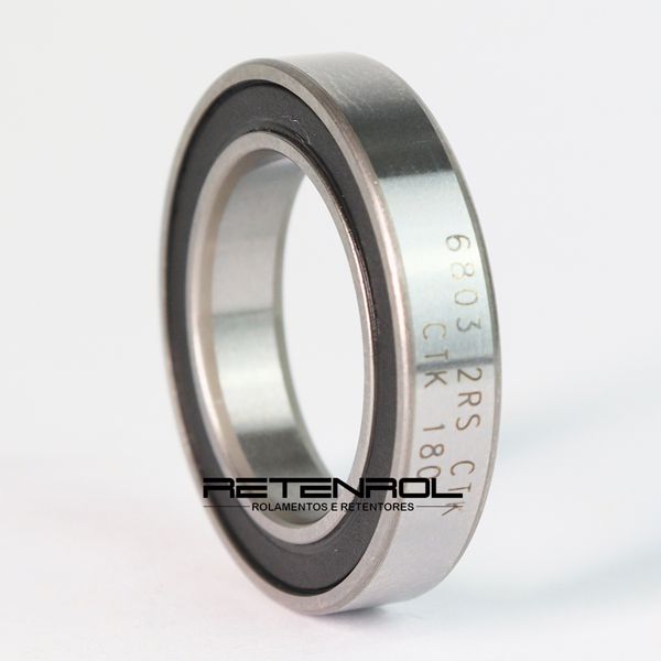 6803-2RS - ROL DE ESFERAS CTK-180 17x26x5 - 4105 - RetenRol 