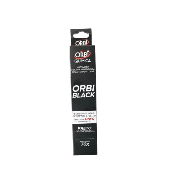 ORBIBLACK SILICONE PRETO 400ºC - 2713802427 - RetenRol 