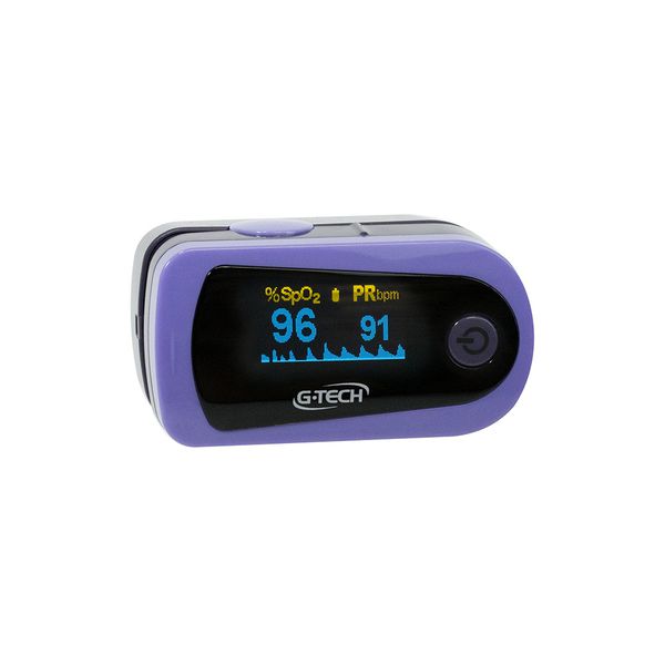 Oxímetro de Pulso G-Tech Modelo Oled Graph Digital Portátil