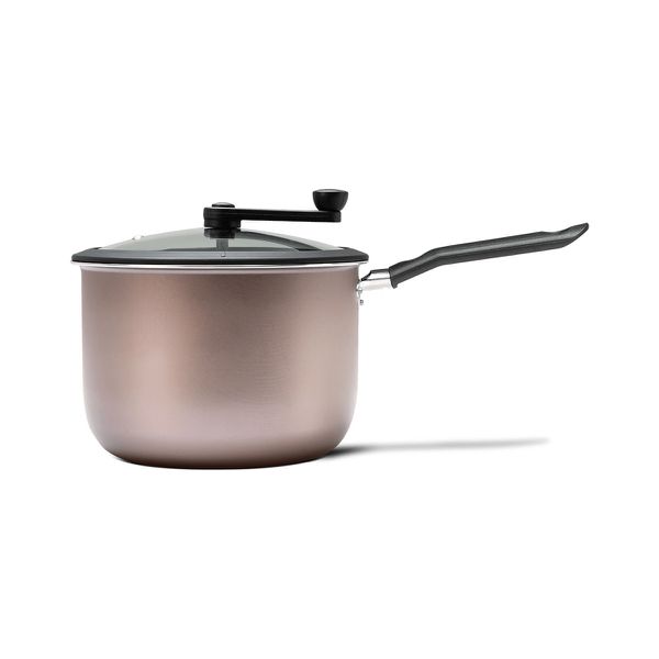 Pipoqueira Com Manivela e Tampa de Vidro Pic Poc Ø02x14,5cm 4,2 Litros Brinox - Prata