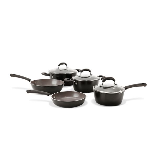 Jogo de Panelas 5 peças Select Brinox com Revestimento Cerâmico Antiaderente 3.2mm - Carbono