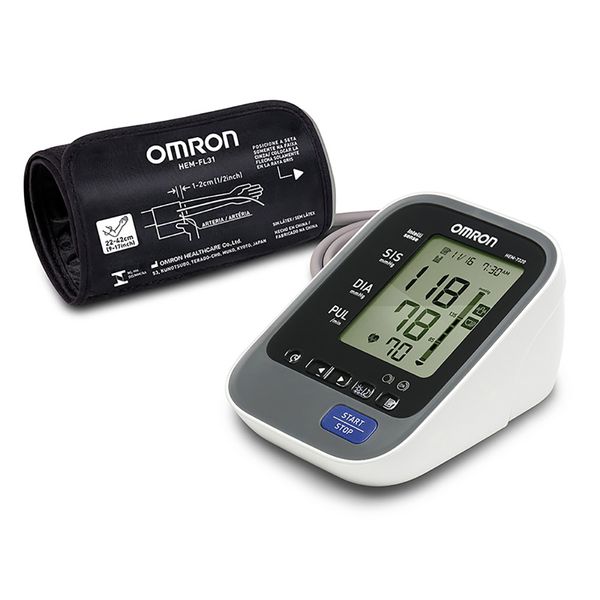 Aparelho Digital Medidor de Pressão Arterial de Braço Omron Elite