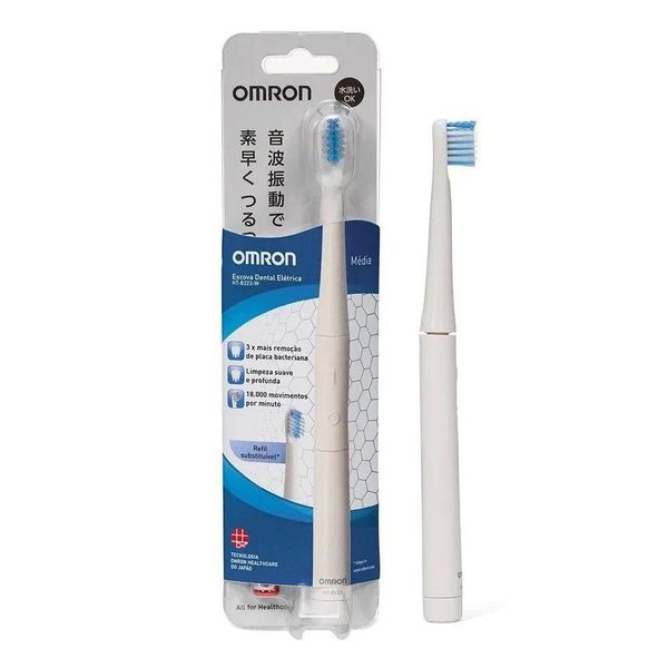 Escova De Dentes Elétrica Ultrassônica Omron Control HT-B223-W