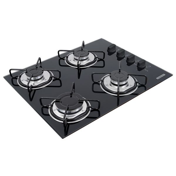 Cooktop a Gás Tramontina em Vidro Temperado com Acendimento Superautomático 4 Queimadores