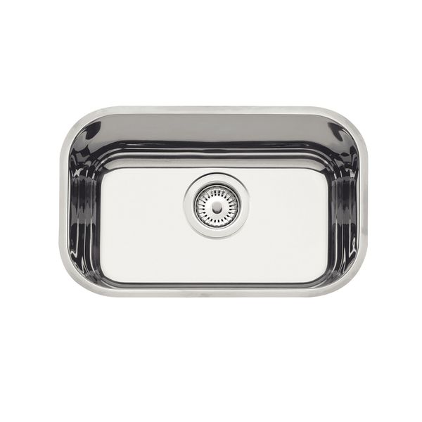 Cuba de embutir Tramontina Lavínia 47 BL em aço inox polido 47x30 cm