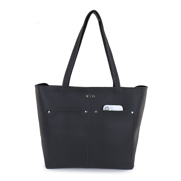 Bolsa Saco Sacola Grande Adele Preta