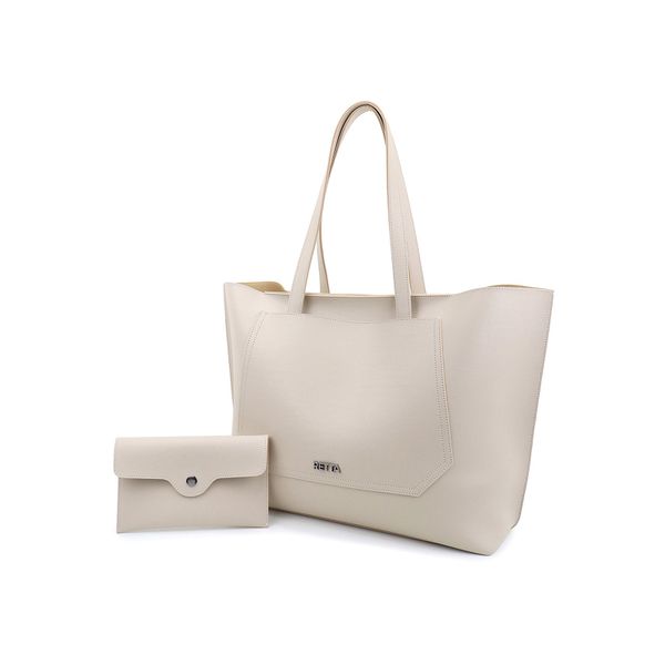 Bolsa Saco Grande Laura Marfim