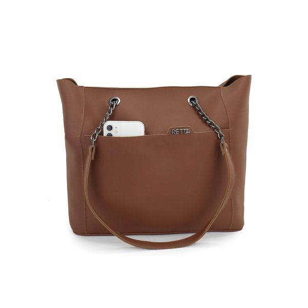 Bolsa Saco Sacola Grande Esther Caramelo