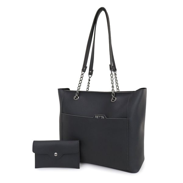Bolsa Saco Sacola Grande Esther Preta