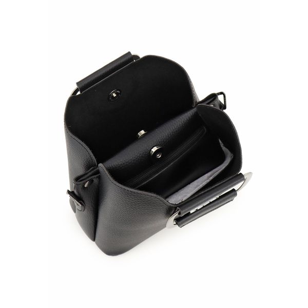 Kit Bolsa Saco Corrente Grande Preta + Bolsa Pequena Tiracolo Chloe Preta