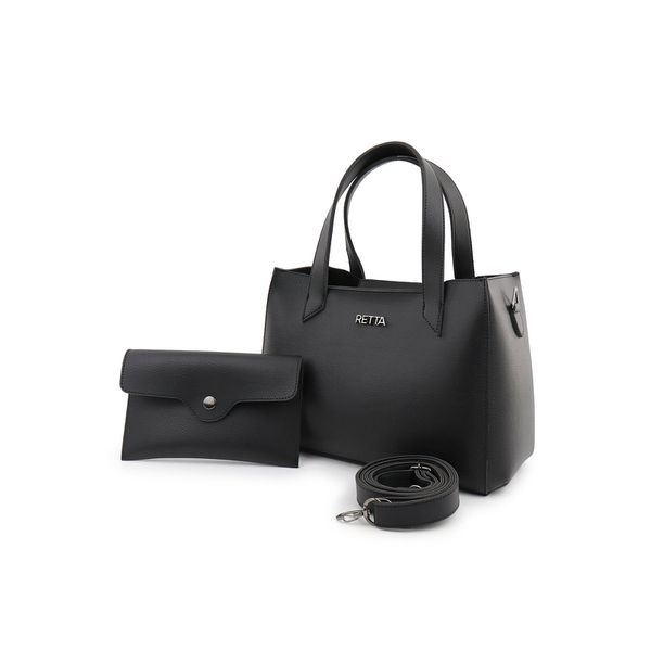 Bolsa Média Tiracolo Lorena Preta