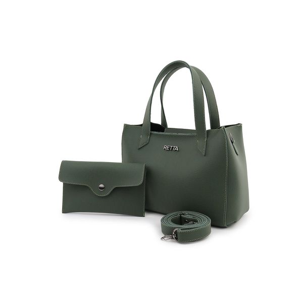 Bolsa Média Tiracolo Lorena Verde Militar