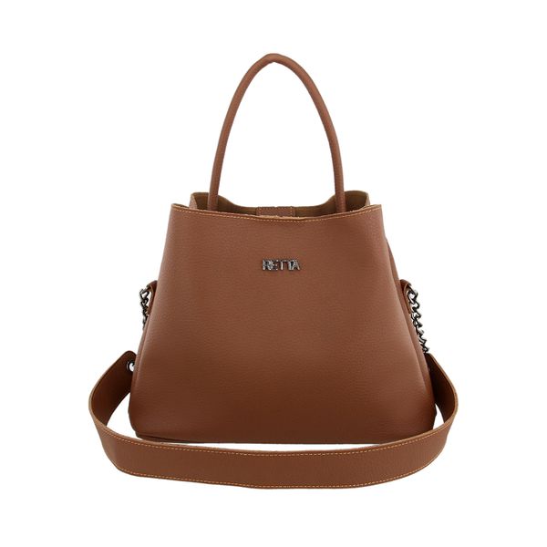 Bolsa Tiracolo Média Liz  Caramelo