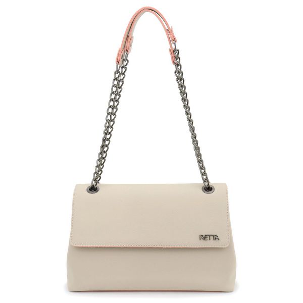 Bolsa Tiracolo Média Luisa Marfim