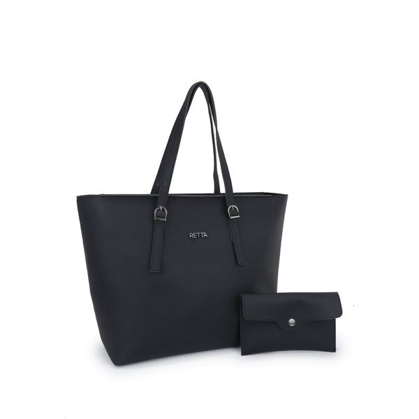 Reinca セット Bolsa Saco Fivela Elisa Preta | RETTA