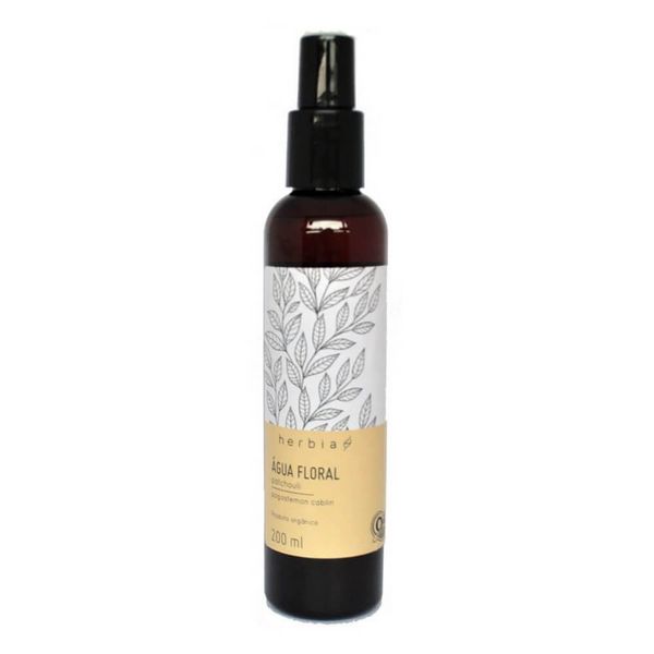 Hidrolato de Patchouli Orgânico (Água Floral) 200ml Herbia