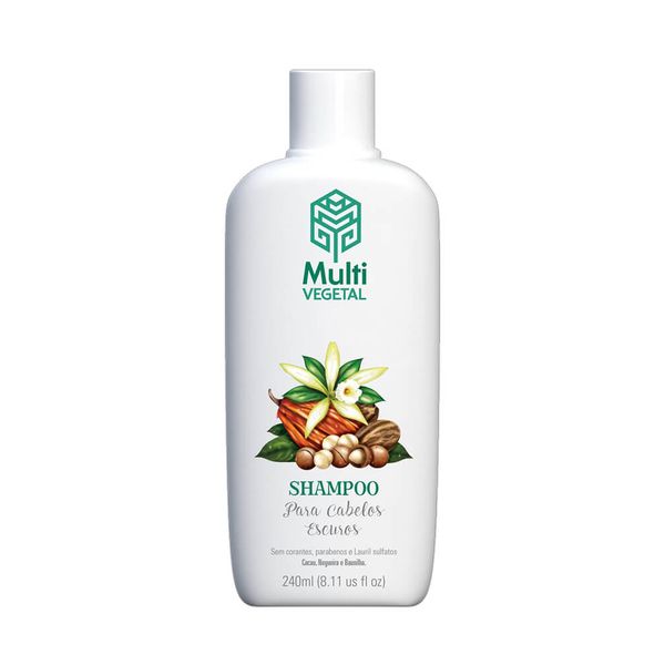 Shampoo de Cacau Natural e Vegano - Multi Vegetal