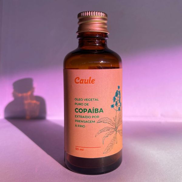 Óleo de Copaíba Resina da Amazônia Ayurveda Caule 50ml