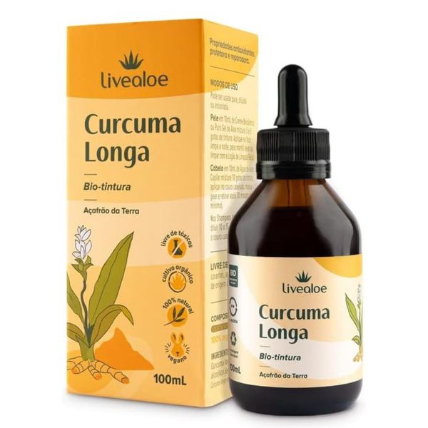 Cúrcuma Longa Bio Tintura de Açafrão da Terra 100ml