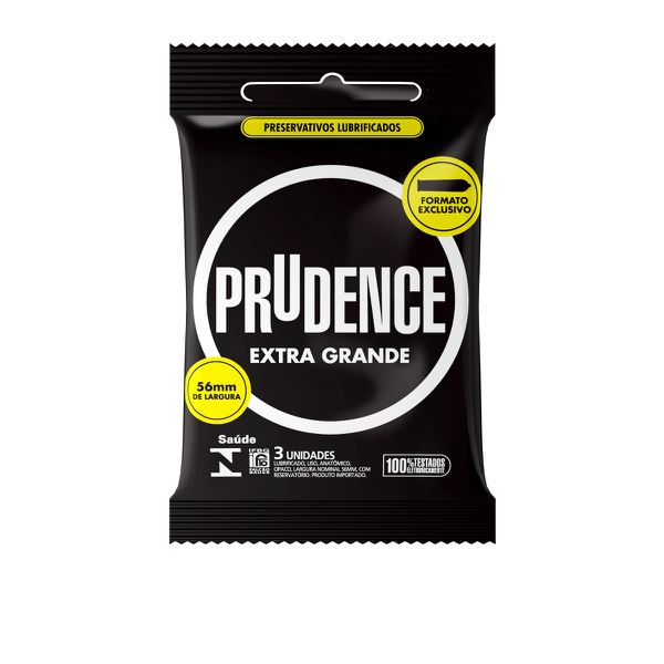 Preservativo Prudence Extra Grande 3un (00382) - Padrão