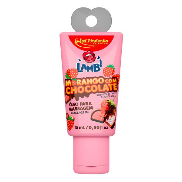 Óleo Beijável Lamb! 15ml (ST109) - Morango c/ Chocolate