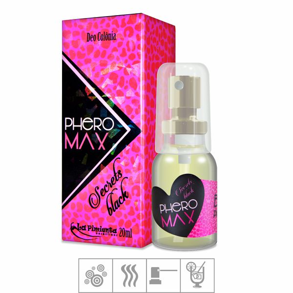 Perfume Feminino Phero Max Secrets Black 20ml (L306-16151) - Padrão