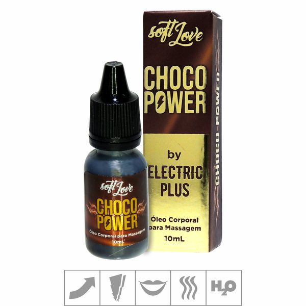 **PROMO - Excitante Unissex Beijável Choco Power 10ml Validade 12/22 (17275) - Chocolate
