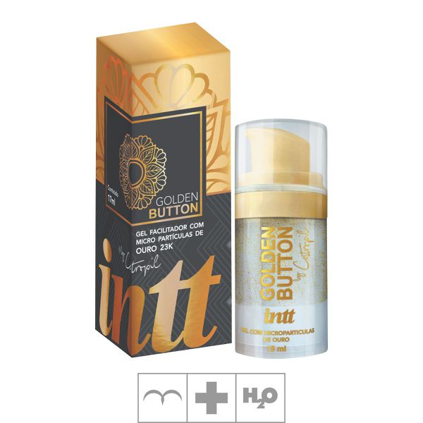 *PROMO - Gel Para Sexo Anal Golden Button 17ml Validade 03/24 (17307) - Padrão